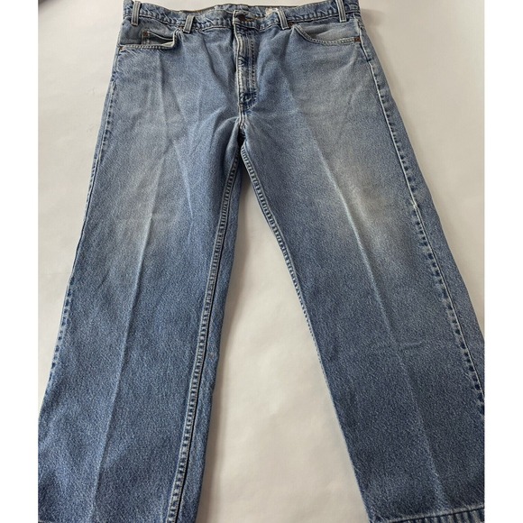 Vintage Levi's 505 Orange Tab 42x32‎ Mens Denim Jeans Straight Leg -Actual 41x27 - Picture 1 of 12